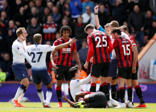  热刺争议红牌引争议，赛后申诉被驳回  