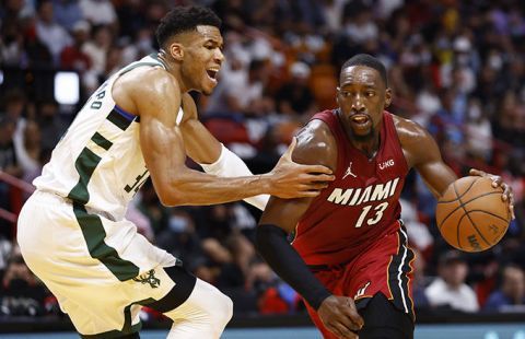  阿德巴约统治禁区热火内外开花大胜活塞稳固第六